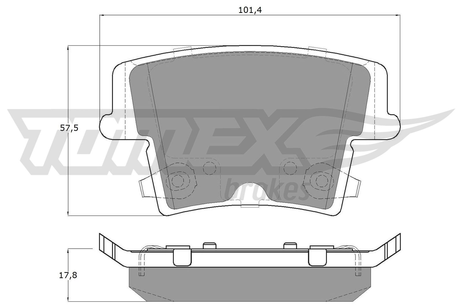 TOMEX Brakes TX 15-72 Sada...